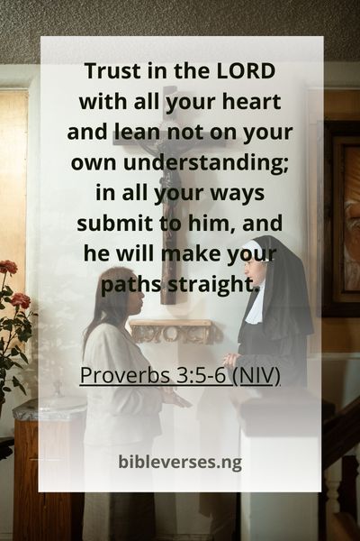 Proverbs 3:5-6 (NIV)