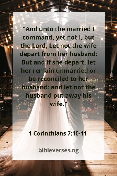 1 Corinthians 7:10-11 