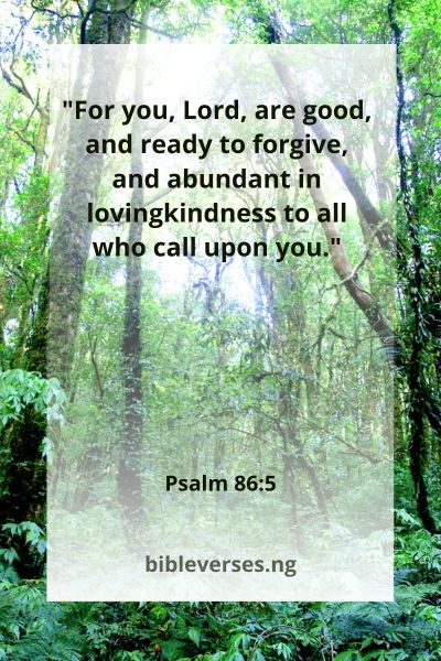 Psalm 86:5