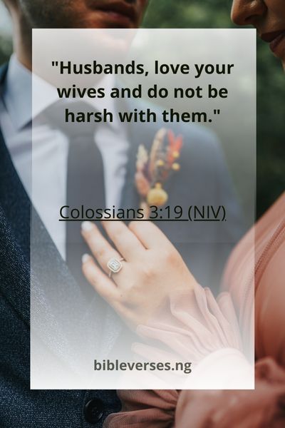 Colossians 3:19 (NIV)