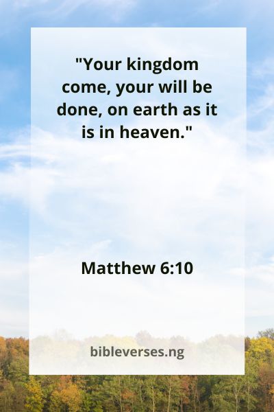 Matthew 6:10