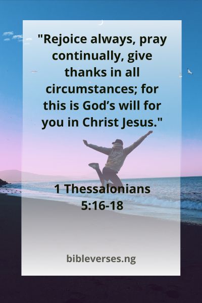 1 Thessalonians 5:16-18