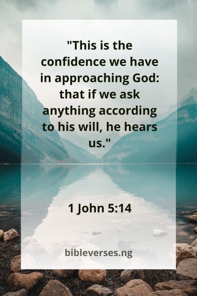 1 John 5:14