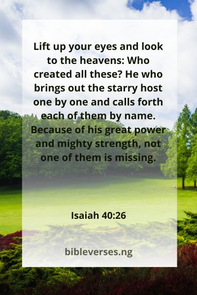 Isaiah 40:26