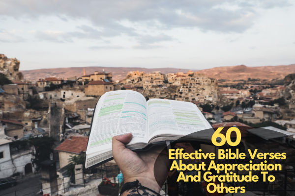 Bible Verses About Appreciation And Gratitude To Others
