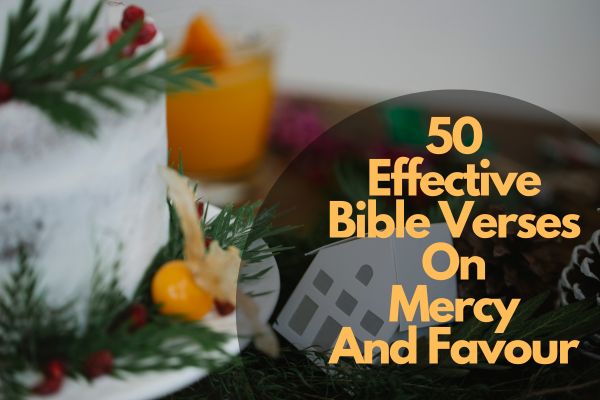 Bible Verses On Mercy And Favour