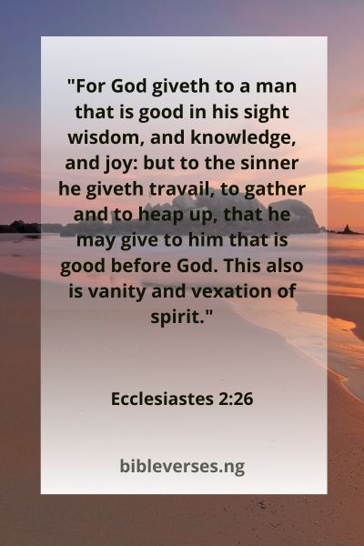 Ecclesiastes 2:26