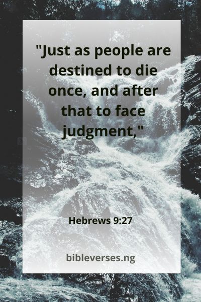 Hebrews 9:27