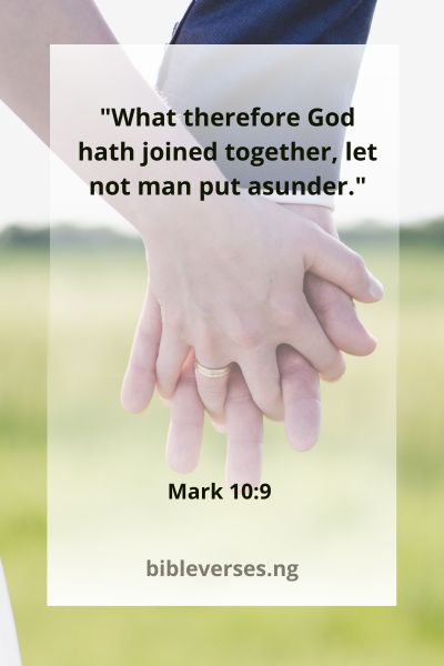 Mark 10:9 