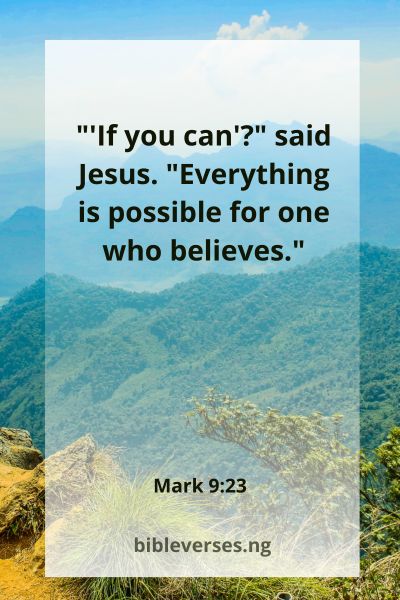 Mark 9:23