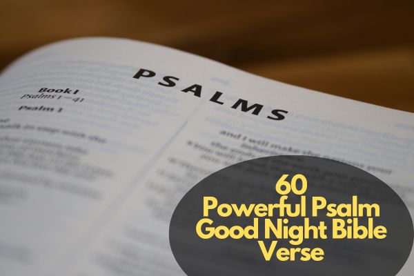 Psalm Good Night Bible Verse